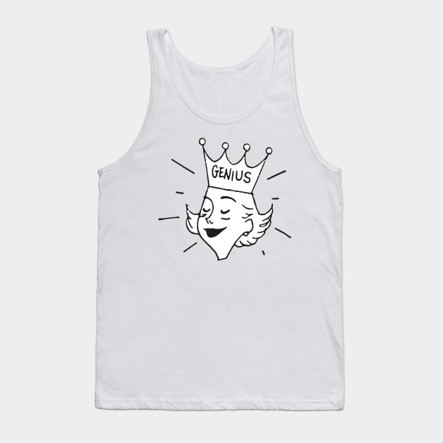 Genius Tank Top by PopGraphics